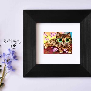 Bengal cat professional digital portrait print