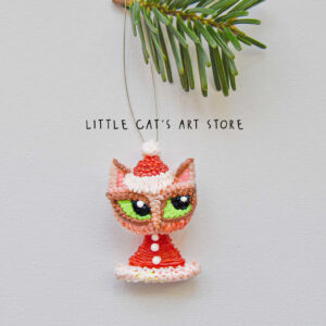 Grumpy elf 3D Christmas tree decoration