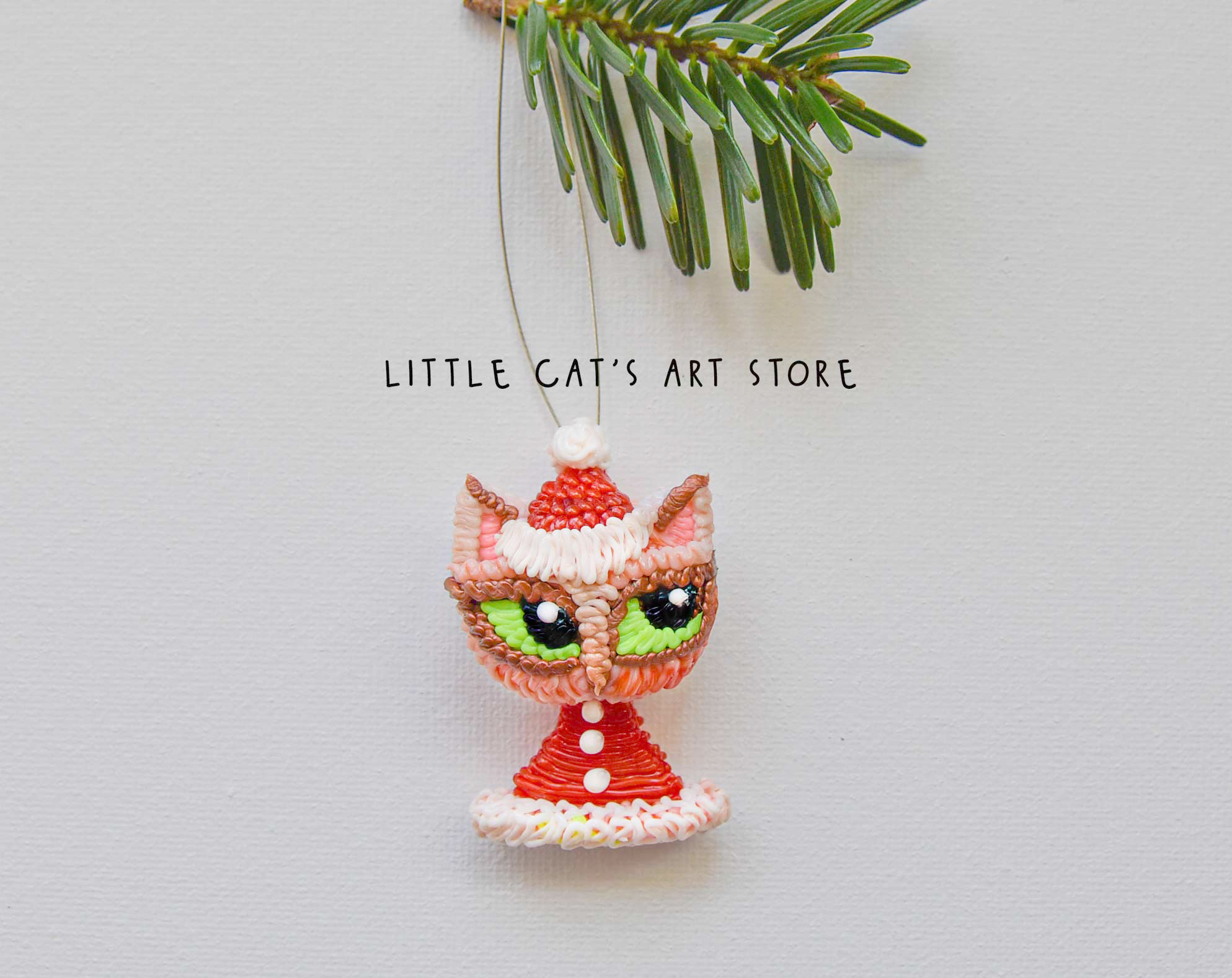 Grumpy elf 3D Christmas tree decoration