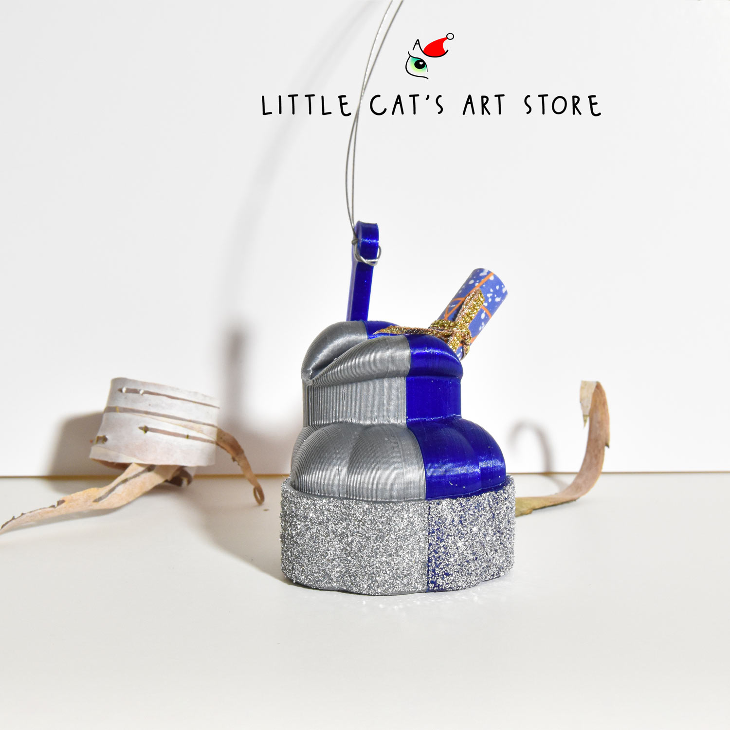 Cat paw shoe 3D print Christmas tree decoration